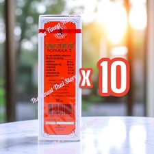 10 bottles x 25cc Red Siang Pure Menthol Peppermint Oil