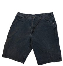VTG Polo Jeans Co Ralph Lauren Shorts Mens 38 Black C-5 Carpenter Baggy Y2K Logo