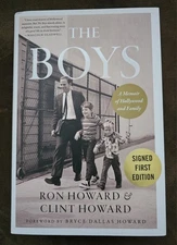 The Boys by Ron and Clint Howard. New, Signed, First Edition.