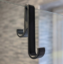 Shower Glass Towel Hook Double Sided for 4mm-10mm Glass Thinkness Any Colour