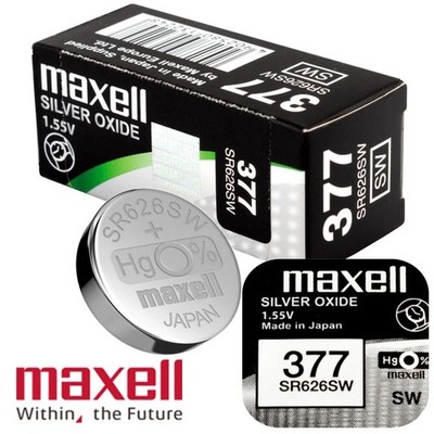 Maxell 377 SR626SW Silver Oxide Watch Batteries 5x 10x 25x 50x 100x