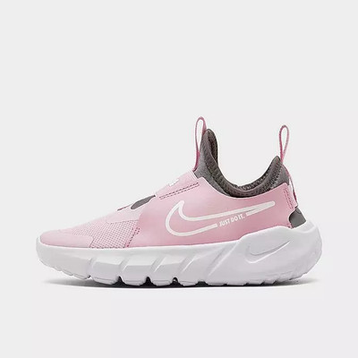 NIB Little Kid's Nike Flex Runner 2 Pink Foam/White-Flat Pewter