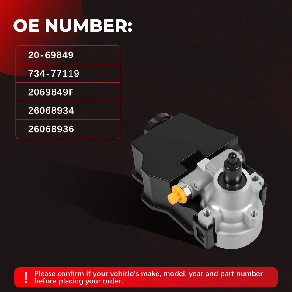 Bomba de dirección asistida con depósito para Chevrolet Camaro Pontiac Firebird 98-02 5,7 L Foto 4 de 4