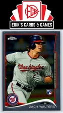 2014 Topps Chrome Zach Walters Rookie Washington Nationals RC #62