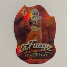 2020 Panini Phoenix CASE HIT - En Fuego Justin Herbert #23 (RC)