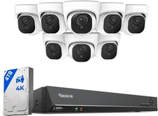 Reolink 16 Channel 8pcs 4TB Security Camera System IR Night Vision RLK16-800D8