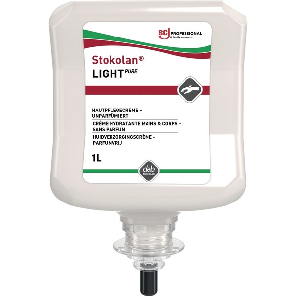 Hautpflegecreme Stokolan® Light Pure 1L Duft-/Farbstofffrei Kartusche Hautcreme-image