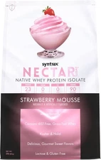 Sweets Whey Isolate Protein Powder Strawberry Mousse 2 lbs Luxury