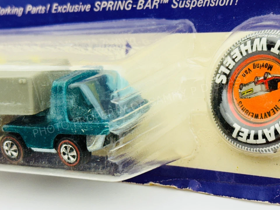 Hot Wheels Redline MOVING VAN Aqua Dark Int Heavyweights ¡NUEVA EN BLÍSTER!!! Foto 4 de 4