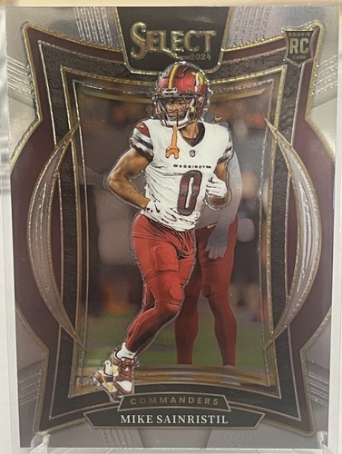 Mike Sainristil #76 Rookie 2024 Panini Select Commanders