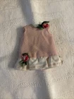 Vintage Mattel Tutti Doll Dress 3550 Clothing 1965 Pink Check Gingham Barbie