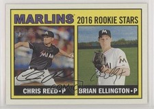 2016 Topps Heritage Rookie Stars Brian Ellington Chris Reed #169 2ra