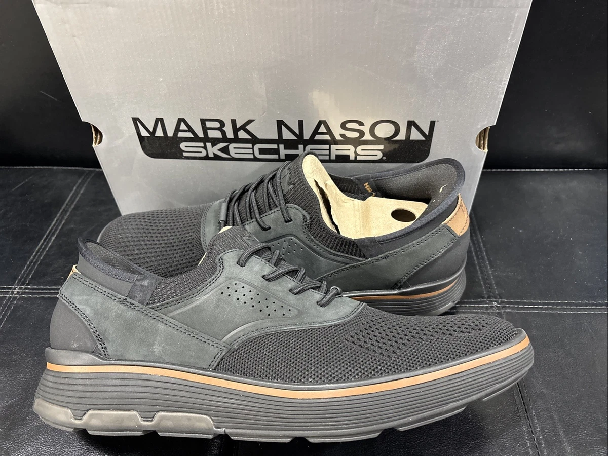 Mark Nason Los Angeles 10.5 Leather Slip On Sneaker Loafer High Quality Navy Mark Nason Casual Shoes for Men for sale | eBay main image 3