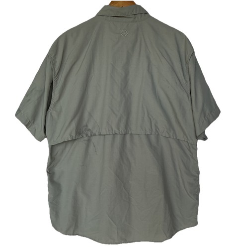 Camicia uomo Magellan Fish Gear con bottoni grigia XL rilassata ventilata SS outdoor - Foto 4 di 5