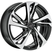 "Aluminiumfelge FüR MG 4 7,5J17\" 5X112 51 57,10 MSW MSW 60 Gloss Black Voll Poli"