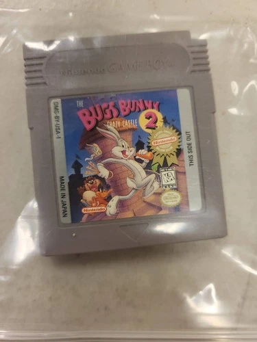 Bugs Bunny Crazy Castle 2 Nintendo Game Boy Game Cartridge Vintage Retro Classic