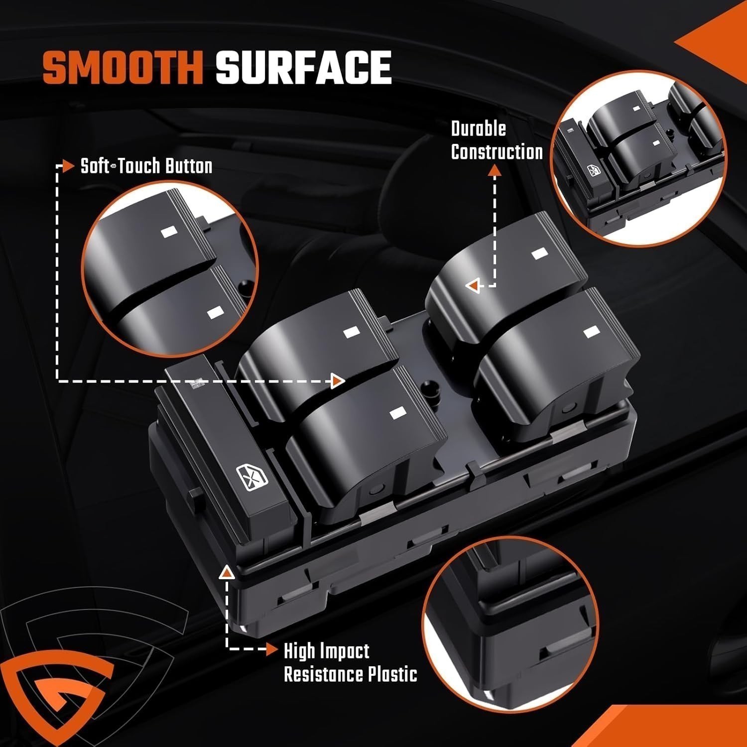 Driver Side & 3 Pcs Passenger Power Window Switch for 07-13 Chevy Silverado US