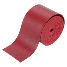 Faux Leather Straps, 2" x 70.9" Leather Strip 1.4mm Thick, Red