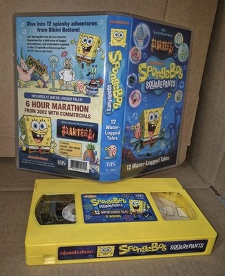 SpongeBob SquarePants VHS tape 6 hour Marathon 2002 