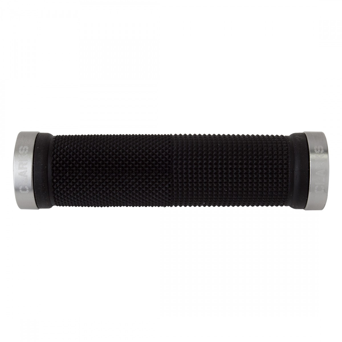 Захваты Clarks Lock-On 130 мм Серыечерные - Мягкая резина прочные концы фиксатор из сплава 4290₽