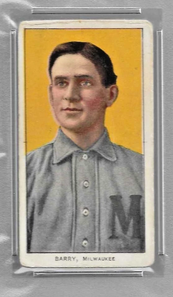 1909-11 T206 PIEDMONT 350 TOBACCO BASEBALL CARD PSA 2 NQ SHAD BARRY BREWERS - Image 3 of 4
