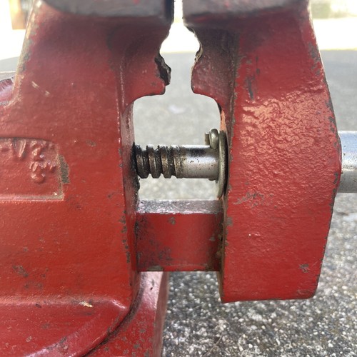 Vintage Wilton 3 1/2 Inch Swivel Bench Vise with Anvil & Pipe Jaws - Picture 11 of 22