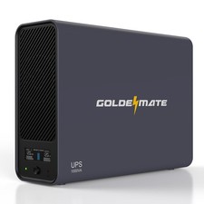 GOLDENMATE UPS 1000VA/800W Battery Backup 10-Year Lifetime for Gaming PC Server
