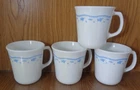 Corelle Morning Blue MUGS Set of 4
