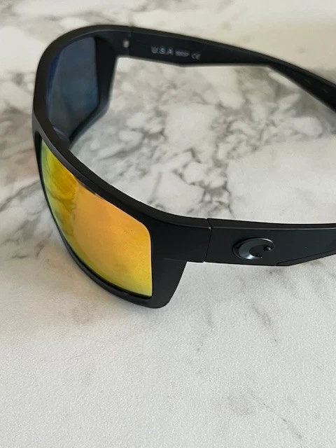 Gafas de sol Costa Del Mar Reefton mate negro/dorado espejo 580P polarizadas 63 mm -FS Foto 4 de 4