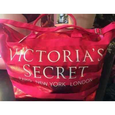 VICTORIA`S SECRET Bombshell Weekender Tote Pink Stripe | eBay