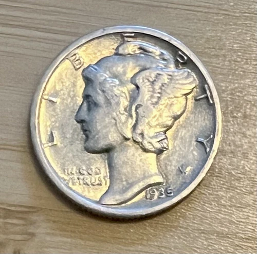 1935-P Mercury Dime 10C Silver - Extra Fine (EF/XF)