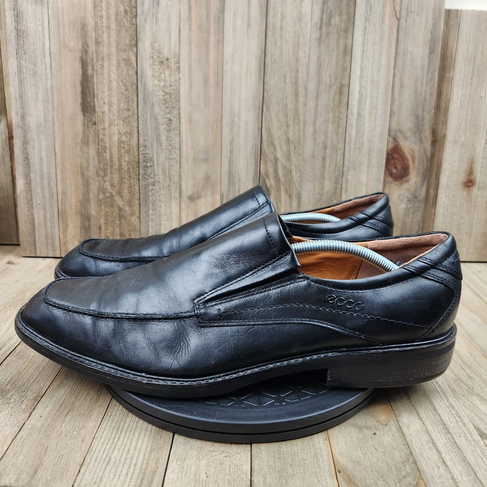 Mocassini slip on da uomo neri Ecco taglia 13 (47 euro) in pelle