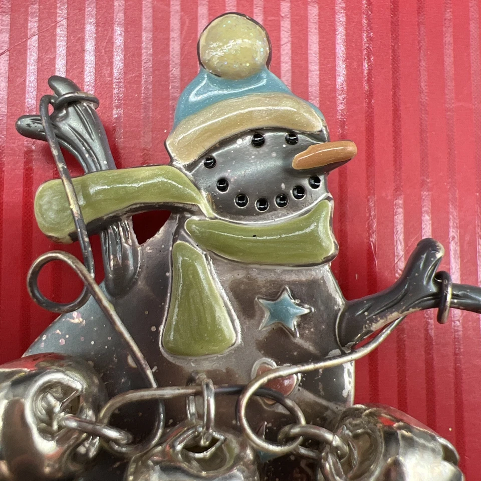 Pin de solapa muñeco de nieve Jingle All The Way de Navidad Foto 2 de 4