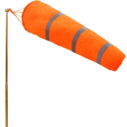 Anley 30 Inch Windsock - Rip-Stop Polyester Wind Direction Measurement Sock Bag
