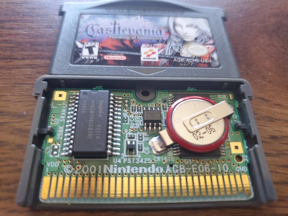 Castlevania Harmony Of Dissonance GBA Complete Authentic Castlevania Harmony Of Dissonance GBA Complete Authentic