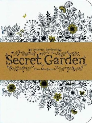Secret Garden: Drei Mini-Zeitschriften, Johanna Basford, wie neu, P