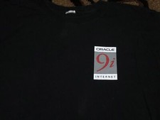 Vintage Oracle Internet 9i Y2K Shirt Tech Silicon Valley Retro 90s Large No Tag