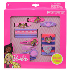 Barbie Girls Hair Accessories Gift Set 20pc Hair Clips Barrettes and Scrunchies