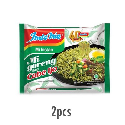 Indomie Mi Goreng Instant Noodles Traditional Flavor Cabe Ijo