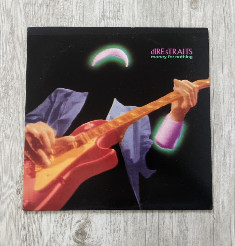 DIRE STRAITS "MONEY FOR NOTHING" (1988 VINYL LP) Warner Bros W1-25794 VG+