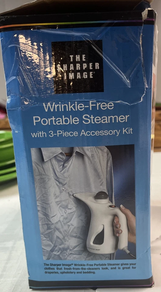 Vaporizador de ropa portátil sin arrugas con imagen más nítida nueva caja abierta con kit de accesorios Foto 2 de 4