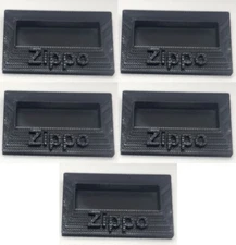 5-pack Zippo Lighter Display Stand Sturdy Base Holder low Profile