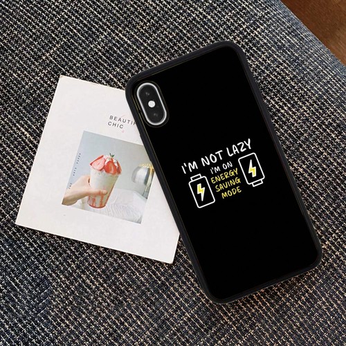 i m lazy energy saving For Samsung A15 A16 S23 S24 S25 Ultra FE Fitted Case Skin - 第 25/25 張圖片