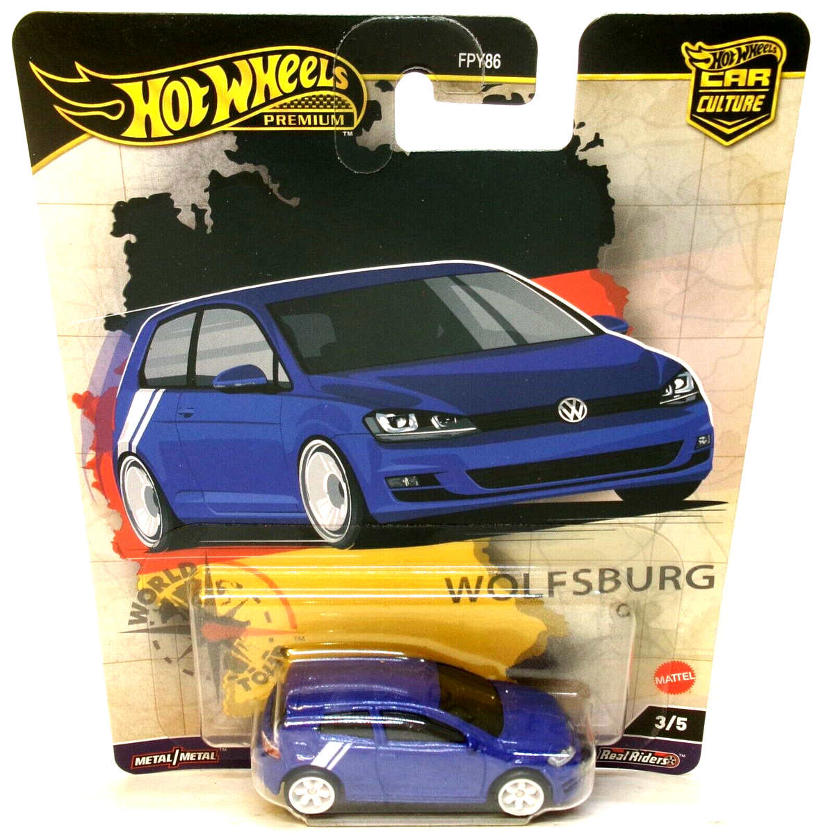 新品10個セット　ホットウィールワールドツアーフォルクスワーゲン ゴルフ Mk7 新品10個セット ホットウィールワールドツアーフォルクスワーゲ