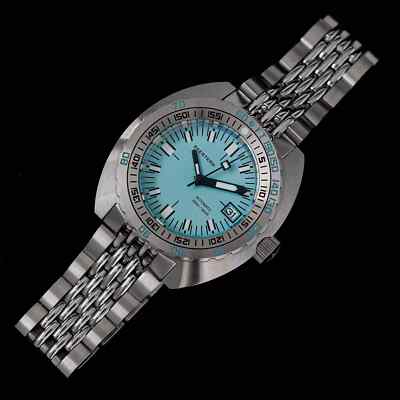 Seestern V3 42MM SUB 300T LUME DATE Bezel 200m DIVER'S Mens Sport Watch TEAL