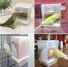 Automatic Bird Feeder for CageNo-Mess Bird FeederParakeet Seed Food Container