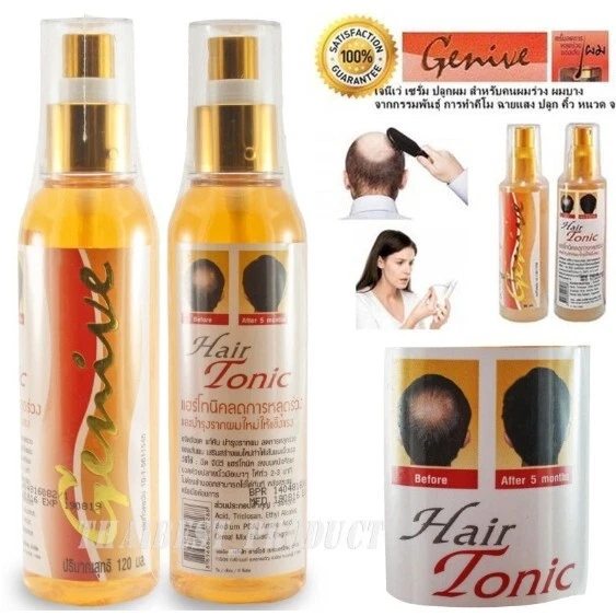 X2 GENIVE Tonic Hair Regrowth Serum Spray Long Hair Thick Fast Beard Eyebrows