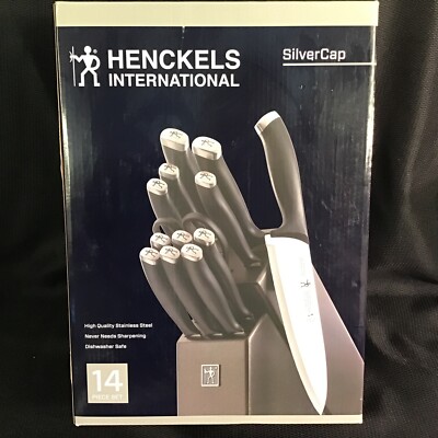 Zwilling JA Henckels Silvercap Knife Block Set - 14 Pieces - NEW!