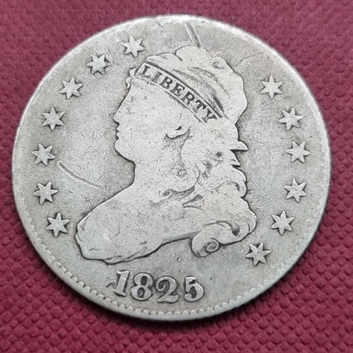 1825-P Capped Bust Quarter — photo from the most recent tracked eBay sale