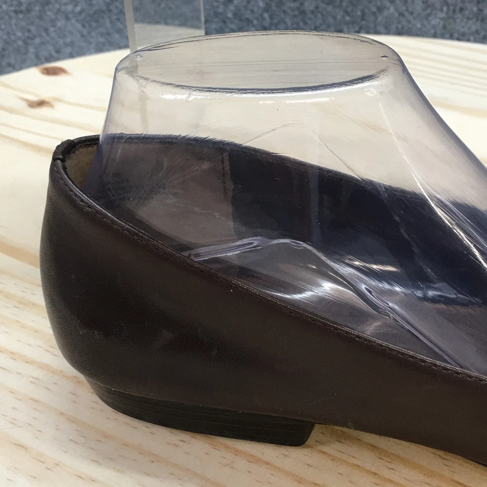 St Johns Bay Shoes Womens 9.5 M Lauren Slip On Loafer 024-2613 Brown Leather - Image 2 of 4